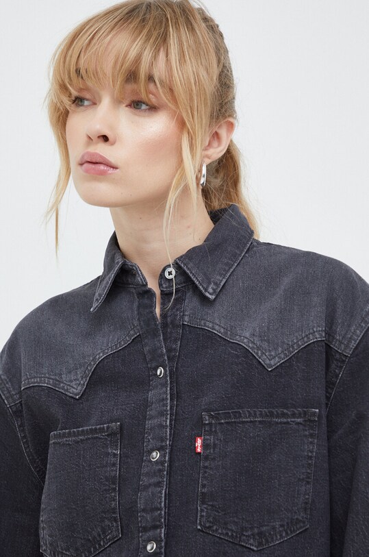 Džínová košile Levi's černá A7244