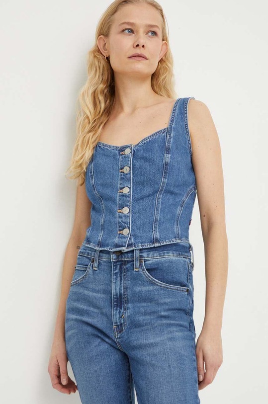 Džínový top Levi's modrá A7314