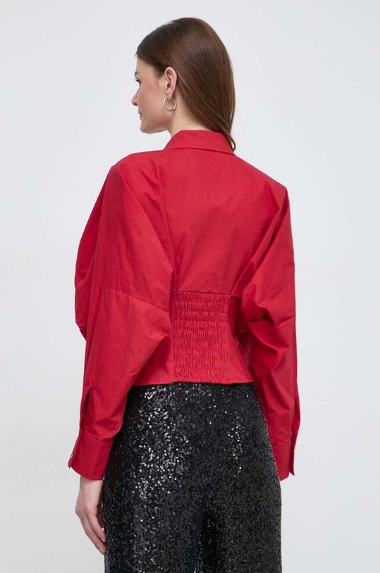 Odzież Karl Lagerfeld koszula bawełniana 240W1602 czerwony