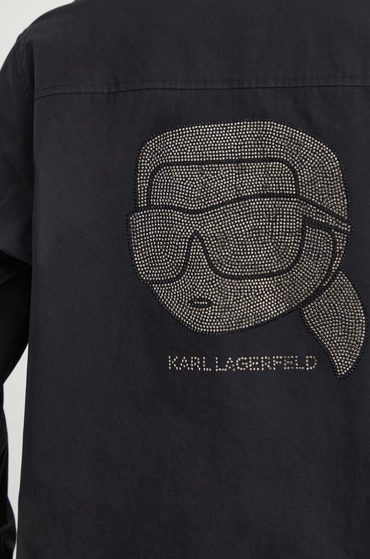 Karl Lagerfeld koszula bawełniana 240W1609 czarny