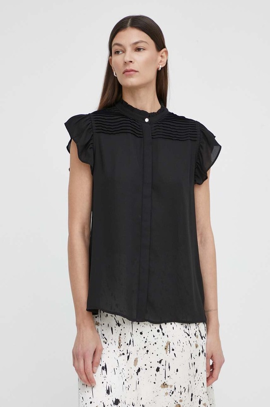 Odzież Bruuns Bazaar koszula CamillaBBNicole shirt BBW3774 czarny