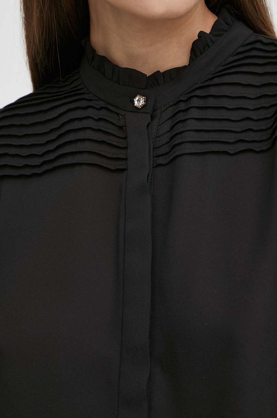 Bruuns Bazaar koszula CamillaBBNicole shirt BBW3774 czarny