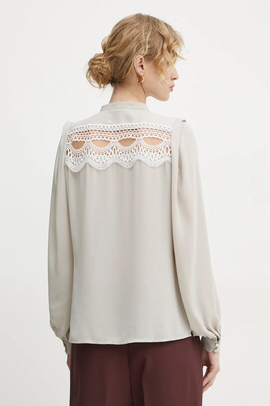 Odzież Bruuns Bazaar koszula BBW3776 beżowy