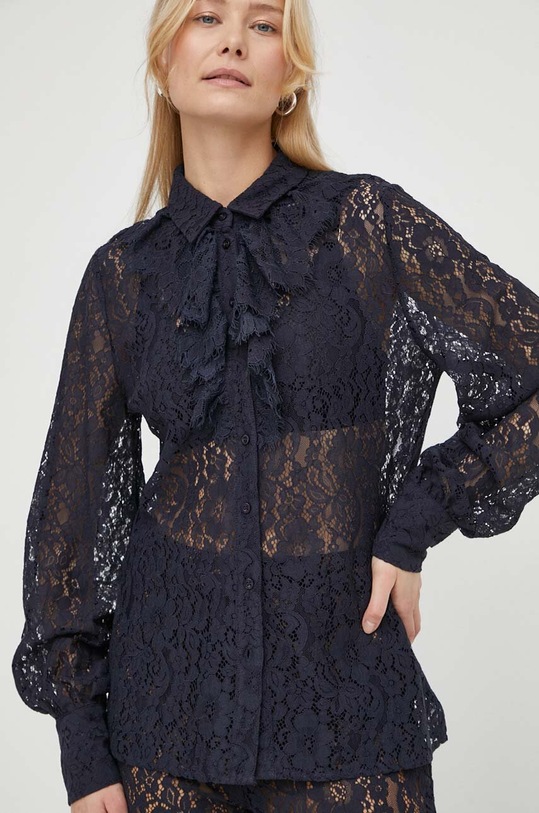 Košeľa Bruuns Bazaar tmavomodrá BBW3780