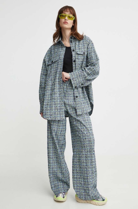 Stine Goya cămașă SG5478 turcoaz SS24