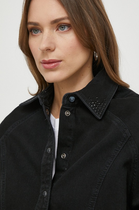 Pepe Jeans koszula jeansowa ESTELLE SPARKLE czarny PL304731