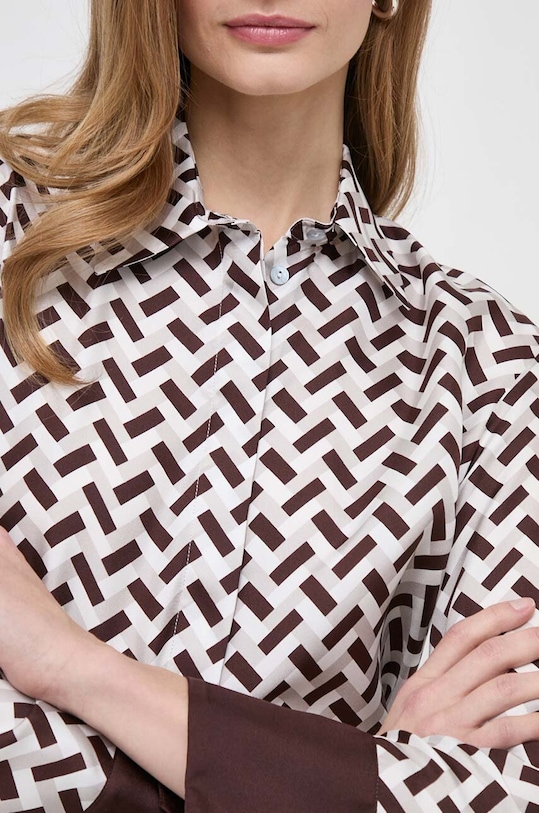 Max Mara Leisure koszula jedwabna 2416111017600 multicolor