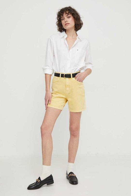 Tommy Hilfiger koszula bawełniana WW0WW41410 biały AW24