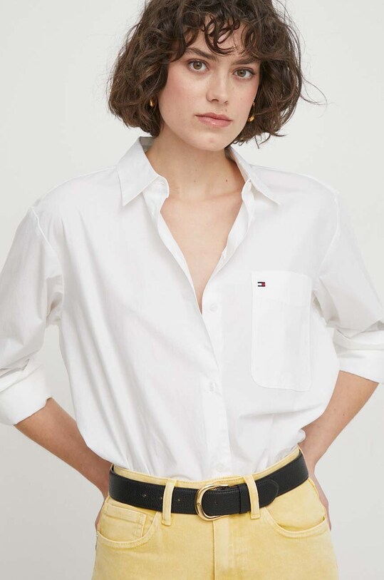 Tommy Hilfiger koszula bawełniana biały WW0WW41410