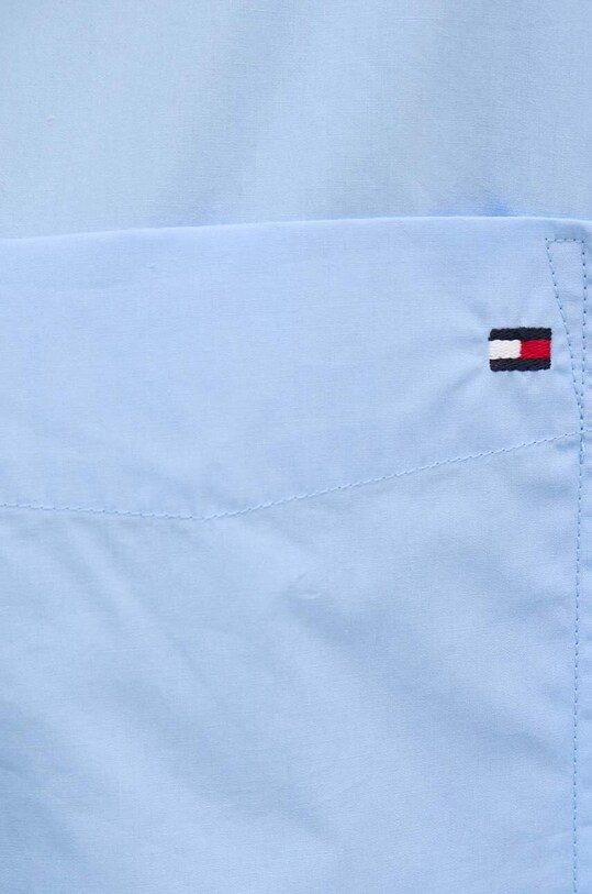 Bavlnená košeľa Tommy Hilfiger WW0WW41410 modrá