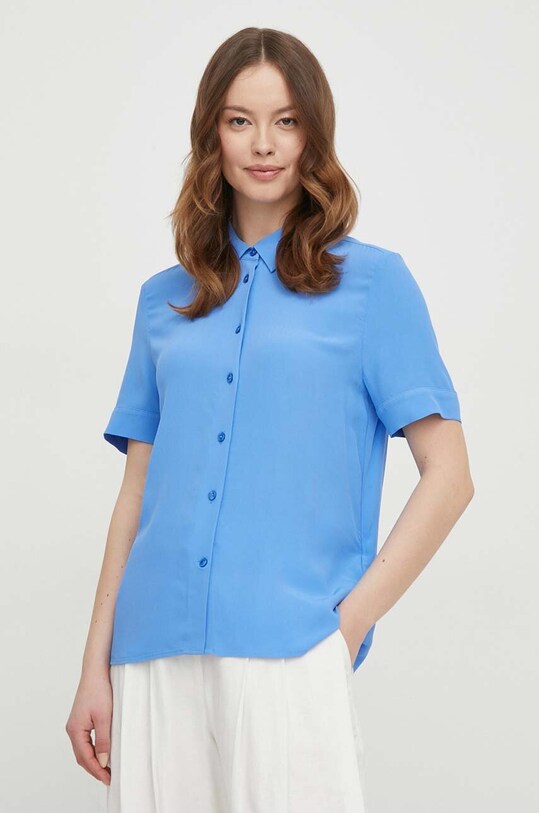 Tommy Hilfiger cămașă scurt albastru WW0WW41831