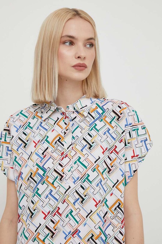 Блузка Tommy Hilfiger узор мультиколор WW0WW42539