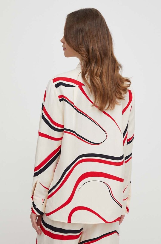 Одяг Сорочка з домішкою льону Tommy Hilfiger WW0WW41838 барвистий