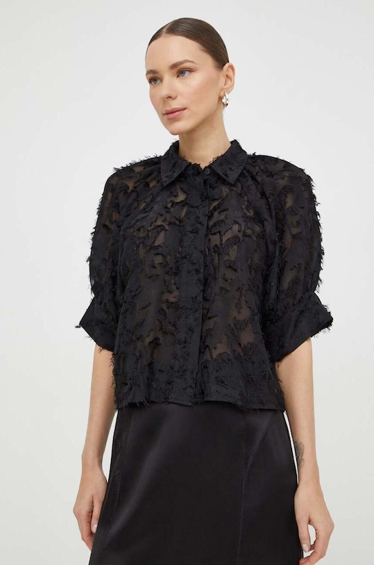 Day Birger et Mikkelsen camasa scurt negru DAY65243078