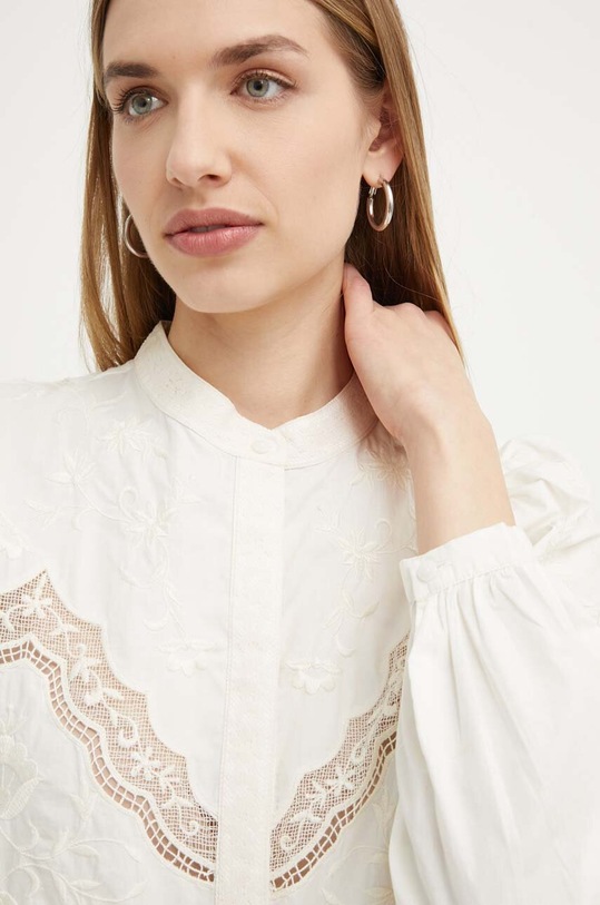 Twinset koszula bawełniana 241TT2081 beżowy