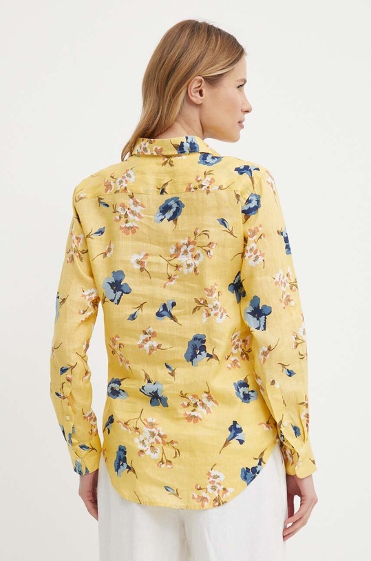 Odzież Lauren Ralph Lauren koszula lniana 200938933 żółty