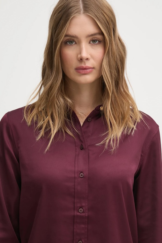 Lauren Ralph Lauren cămașă burgundia 200909344