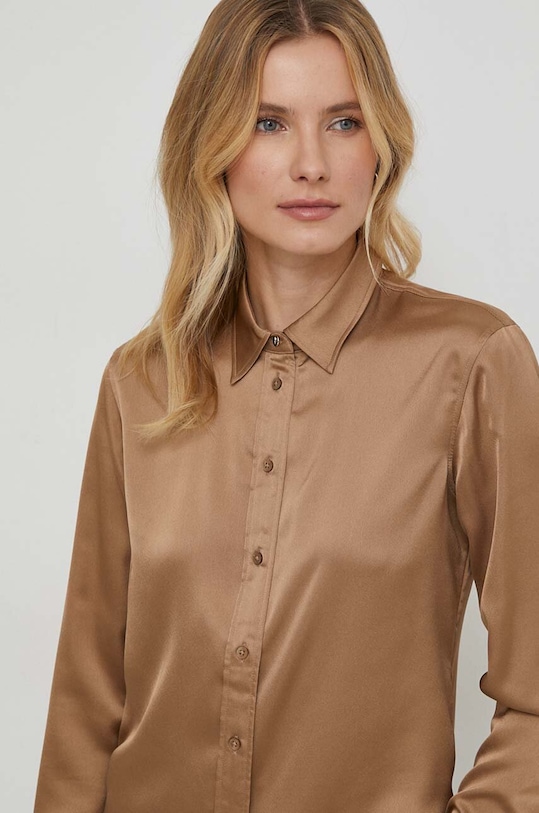 Košile Lauren Ralph Lauren hnědá 200909344