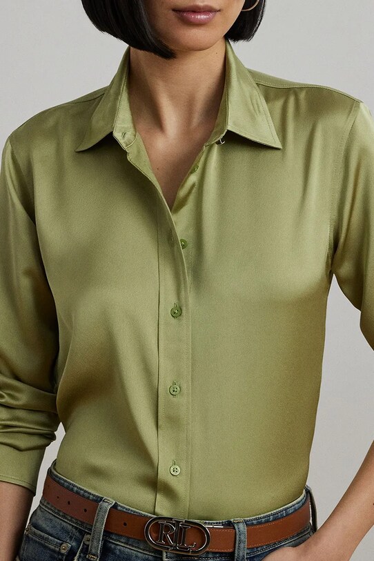 Lauren Ralph Lauren cămașă verde 200909344