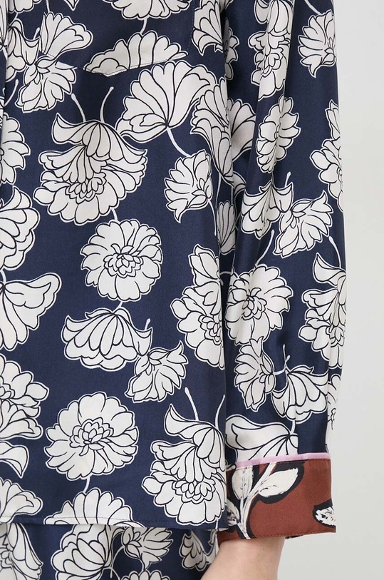 Weekend Max Mara cămașă de mătase 2415111101600 bleumarin