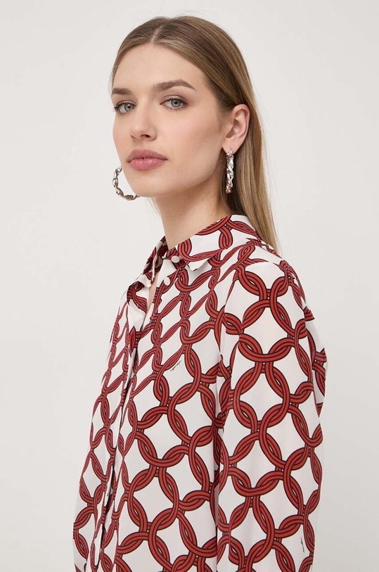 Marella koszula jedwabna beżowy 2413111081200