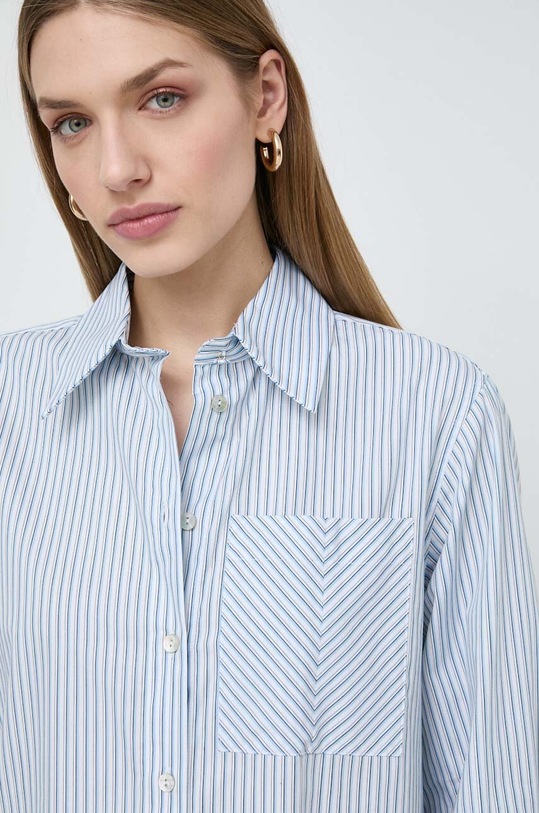 Marella koszula bawełniana niebieski 2413191014200