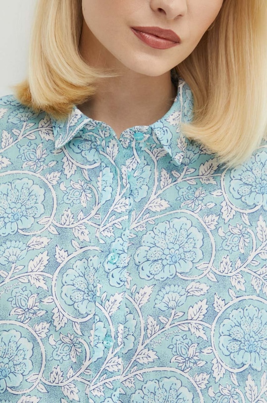 Pepe Jeans koszula bawełniana MER niebieski PL304812