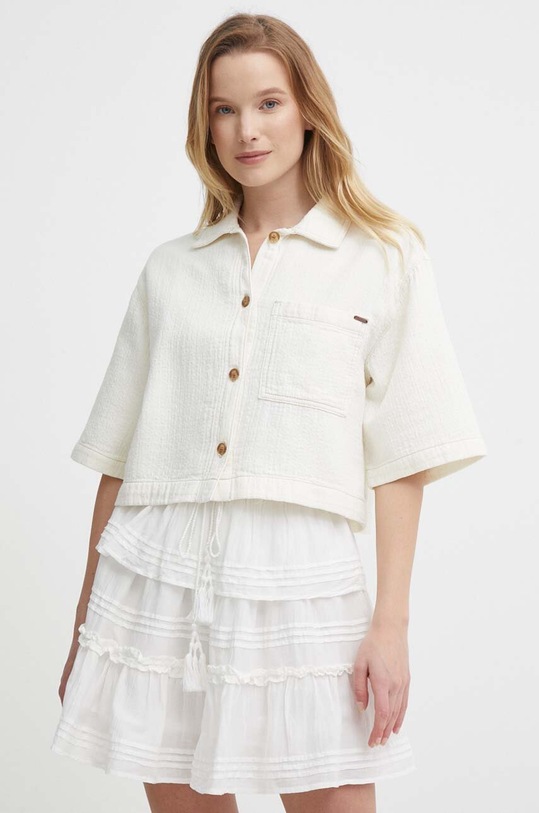 Бавовняна сорочка Pepe Jeans ELLE ECRU бежевий PL304844