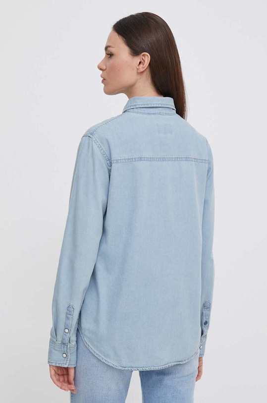 Îmbrăcăminte Pepe Jeans camasa jeans Ivy PL304846PF8 albastru