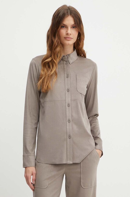 Рубашка MAX&Co. casual коричневый 2416911022200