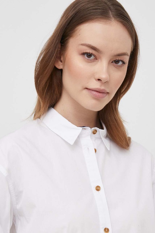 Barbour koszula bawełniana LSH1595 biały