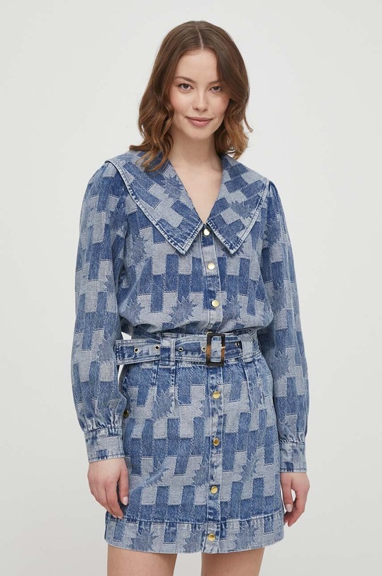 Barbour koszula jeansowa niebieski LSH1600