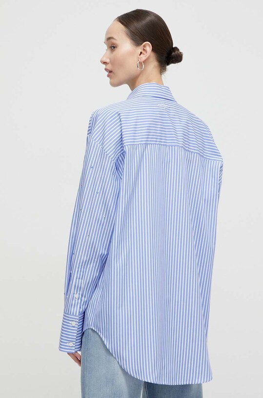 Одежда Хлопковая рубашка MSGM 3641MDE18X.247104 голубой