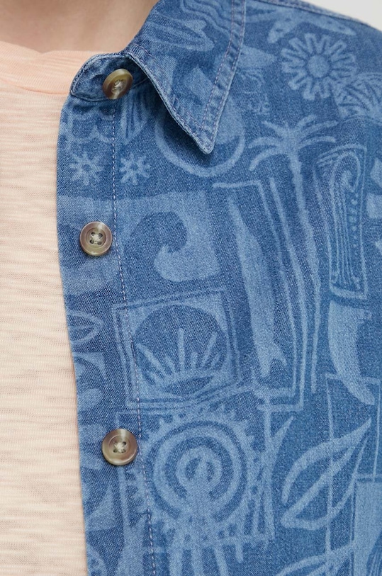 Roxy koszula jeansowa Beach Nostalgia niebieski ERJWT03621