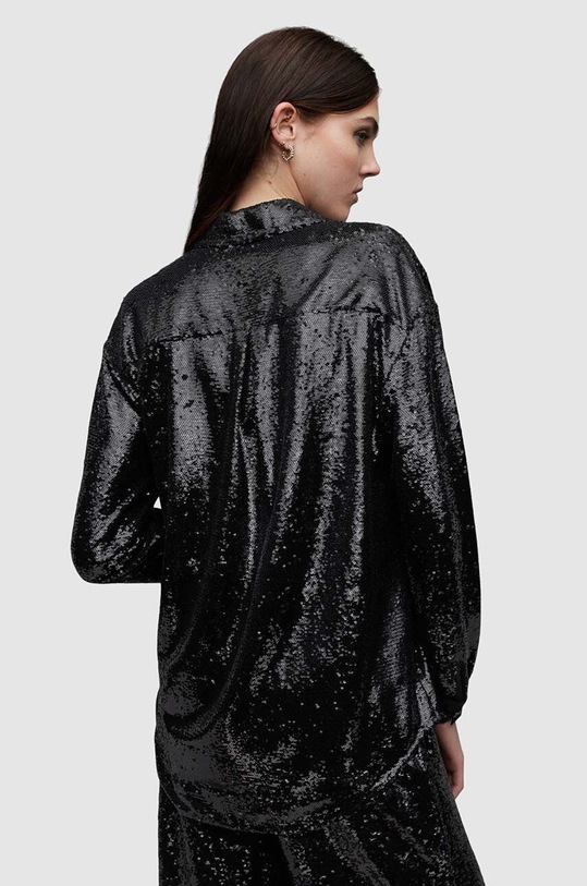Oblečení Košile AllSaints Charli W002PZ černá