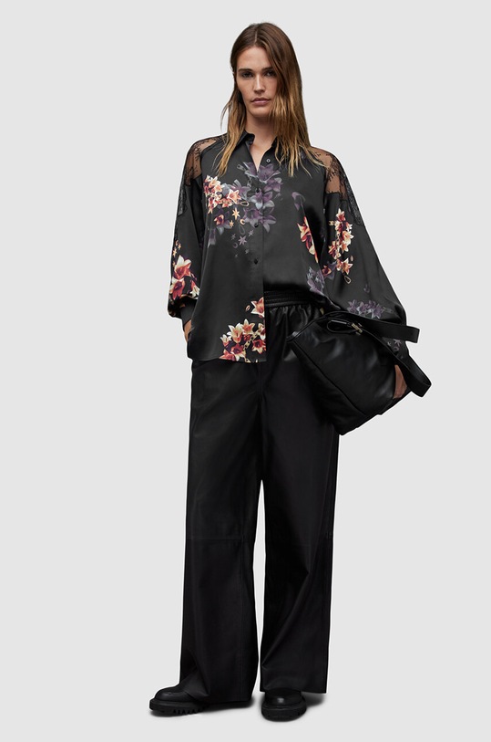 AllSaints camasa cu matase Oana WH042Z