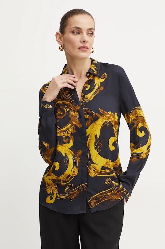 Versace Jeans Couture cămașă negru 76HAL2P1.NS459