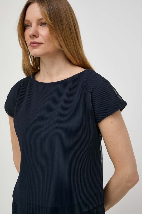 Armani Exchange camicetta blu navy 3DYH10.YN8QZ