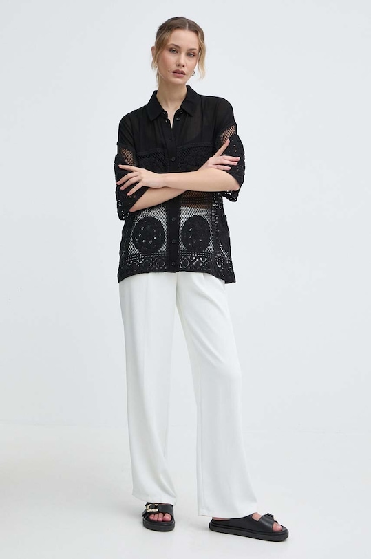 Twinset camasa 241LM2UAA negru SS24