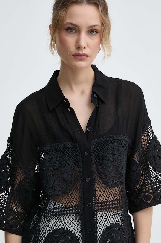 Twinset camasa negru 241LM2UAA