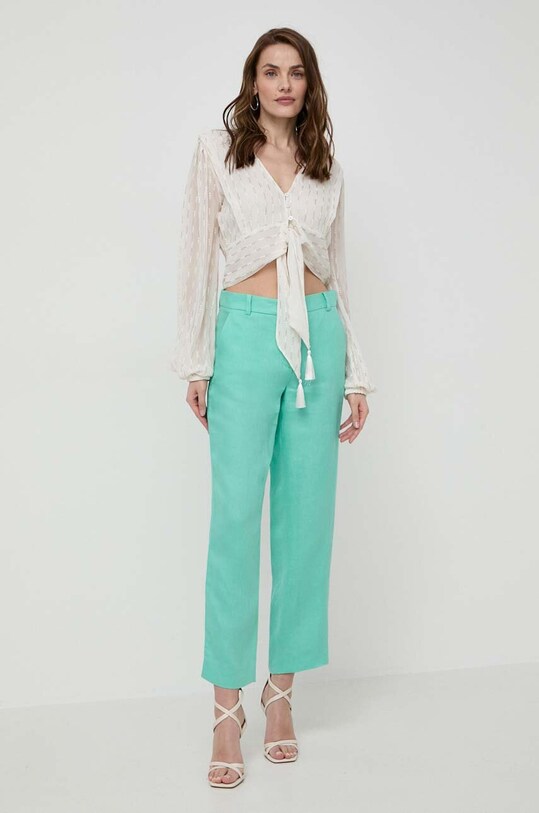 Košeľa Twinset 241TT2175 béžová SS24