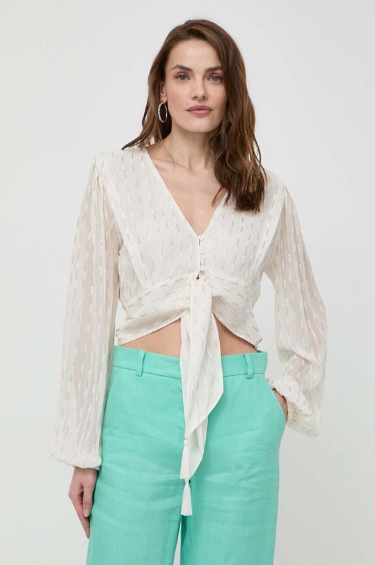 Twinset koszula beżowy 241TT2175