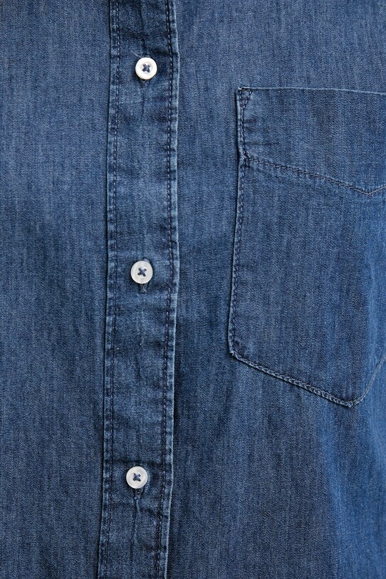 United Colors of Benetton camasa jeans 5DHJDQ07U bleumarin
