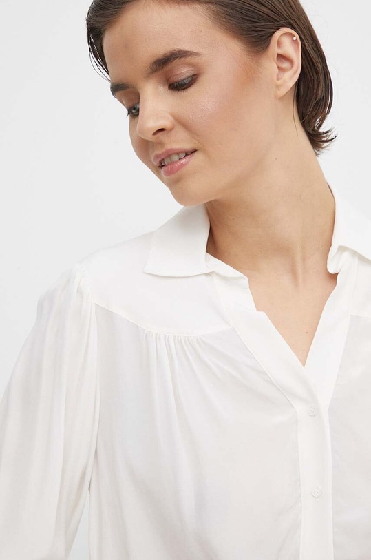 United Colors of Benetton camasa bej 54QUDQ08T