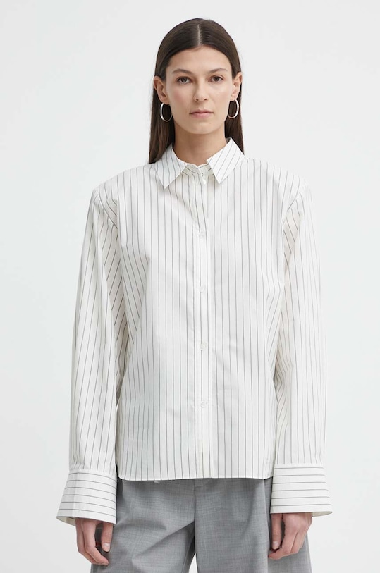 Gestuz koszula bawełniana bawełna beżowy 10908660