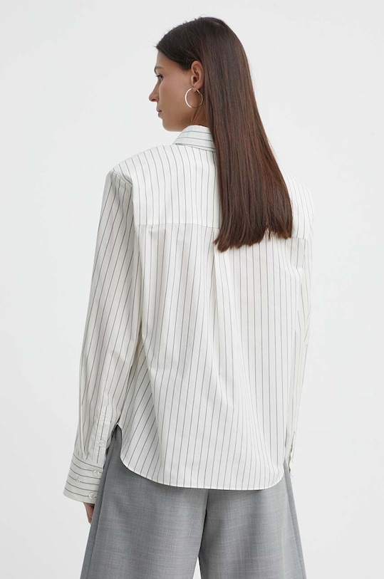 Odzież Gestuz koszula bawełniana 10908660 beżowy