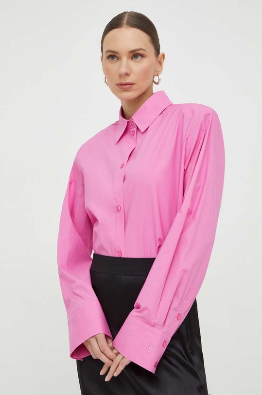 Gestuz koszula bawełniana 10908660 różowy