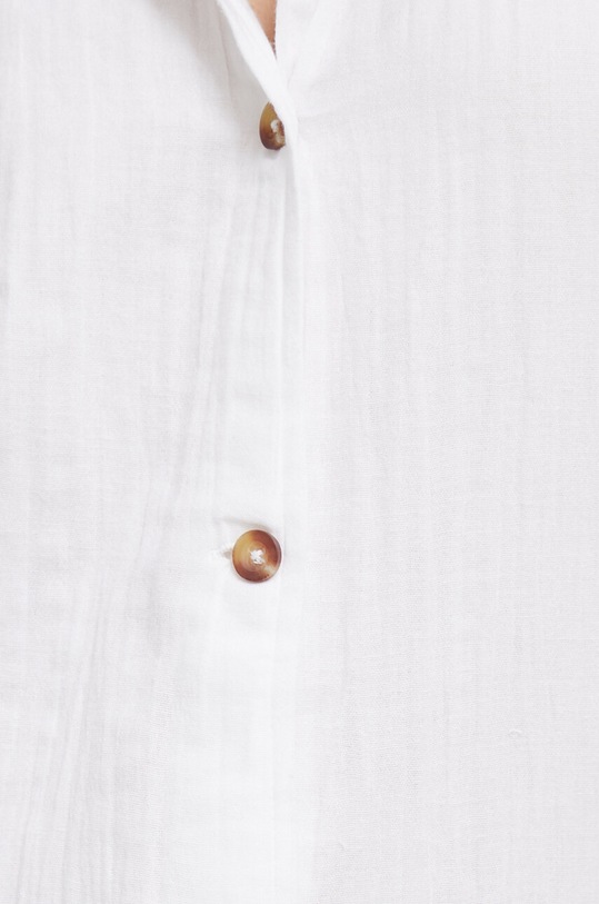 Roxy koszula bawełniana Morning Time ERJWT03613 biały