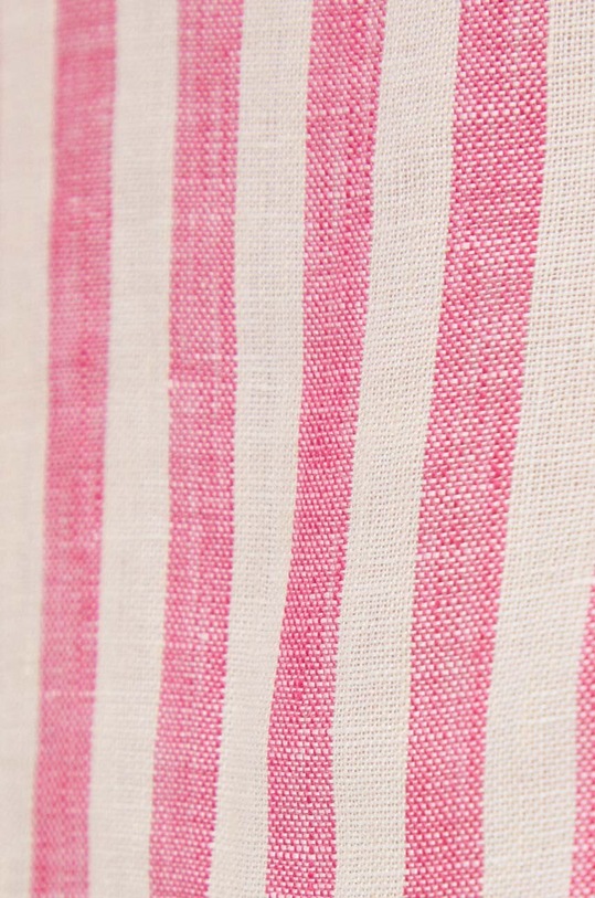 Weekend Max Mara koszula lniana 2415111022600 różowy