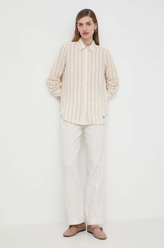 Weekend Max Mara len ing 2415111022600 bézs SS24